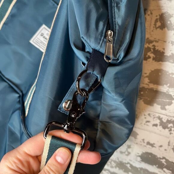 Handmade workshop | duffle bag expandable blue - Picture 3 of 10